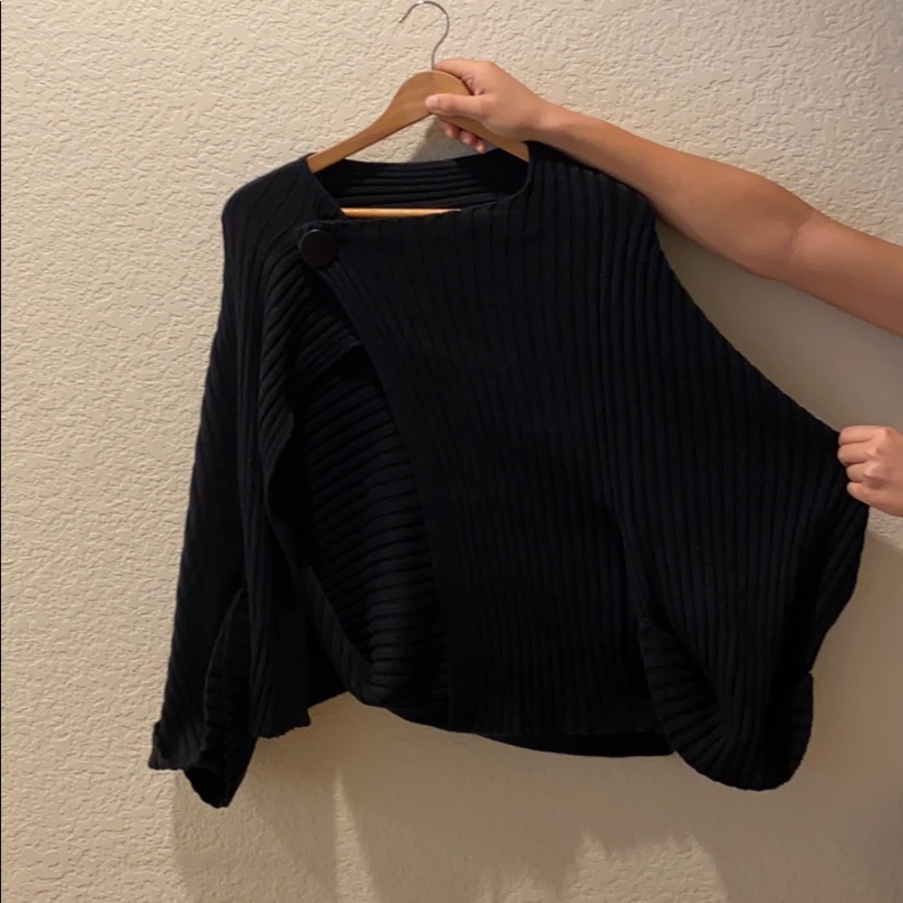 Cute black formal cape